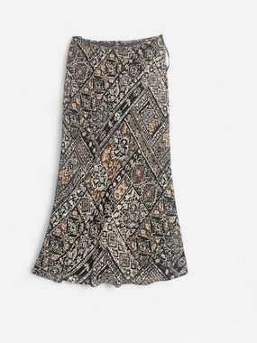 Kasper brown maxi skirt size 10